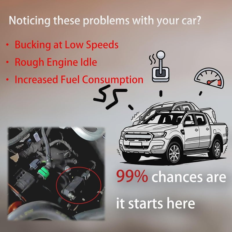 agpanda Exhaust Gas Recirculation Valve Vacuum Solenoid Assembly Compatible with Ford Ranger 2020-2024 Bronco 2021-2024 Explorer 2020-2024 DPFE Sensor Assembl Replace LB5Z-9J433-B LB5E-9J433-AC LB5Z-9J433-A - Image 3